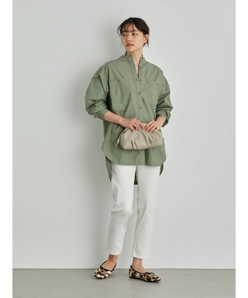 AMERICAN HOLIC(アメリカンホリック)の「テーパードホワイトカツラギ(デニムパンツ・レディース・ホワイト・XX-SMALL/X-SMALL/SMALL/MEDIUM/LARGE)」の8枚目の写真