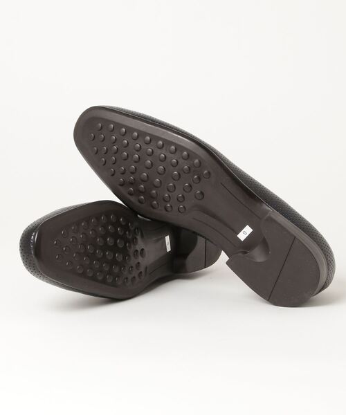 HIGH STREET（ハイストリート）の「HIGH STREET∴パンチングローファー（ドレスシューズ・メンズ・オフホワイト/ネイビー・LARGE/MEDIUM/SMALL）」の4枚目の写真