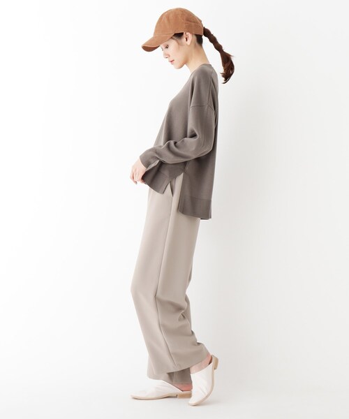 OPAQUE.CLIP(オペークドットクリップ)の「◆コーデュロイキャップ(キャップ・レディース・ホワイト/キャメル/ブルー・00)」の8枚目の写真