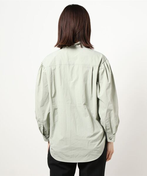 OKIRAKU（オキラク）の「(OKIRAKU×ROSE BUD)ポケットシャツ（シャツ/ブラウス・レディース・ホワイト/ライトグリーン・FREE）」の3枚目の写真