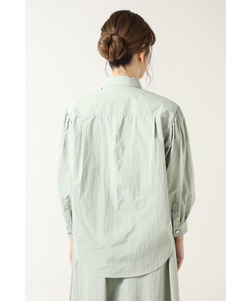 OKIRAKU（オキラク）の「(OKIRAKU×ROSE BUD)ポケットシャツ（シャツ/ブラウス・レディース・ホワイト/ライトグリーン・FREE）」の10枚目の写真