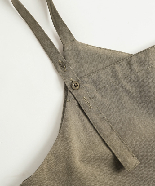 SUGAR BISKET（シュガービスケット）の「前後2Wayキャミサロペット（サロペット/オーバーオール・レディース・ブラック/ダークグレー/ベージュ/オリーブ/ネイビー・L/M）」の9枚目の写真