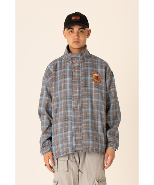 ADANS（アダンス）の「ADANS/アダンス/チェックマウンテンパーカー/CHECK MOUNTAIN PARKA（ブルゾン・メンズ・ベージュ/ブルー・MEDIUM/SMALL）」の7枚目の写真