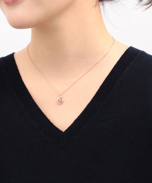 Disney ディズニー シンデレラ アクセサリー 11月誕生石 Bloom ブルーム 11月誕生石 ブルートパーズ ネックレス ネックレス Bloom ブルーム のファッション ネックレス シルバー