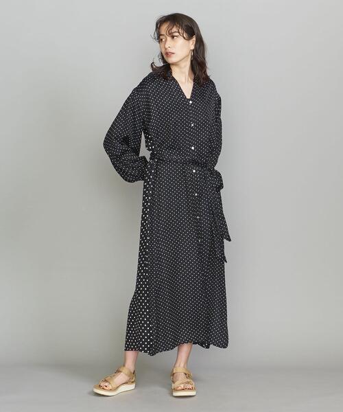 Ne Quittez Pas ドットプリントフロントボタンワンピース ワンピース Ne Quittez Pas ヌキテパ のファッション通販 Zozotown