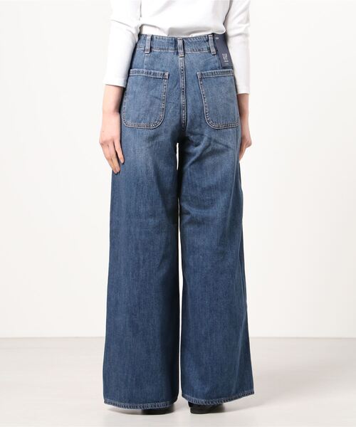 GAP(ギャップ)の「モダン ワイドデニム(デニムパンツ・レディース・インディゴブルー・26/24/25/27/23/28/29)」の3枚目の写真