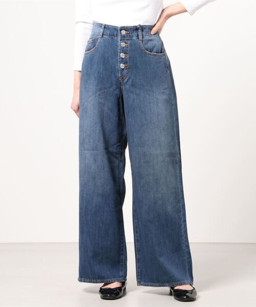 GAP(ギャップ)の「モダン ワイドデニム(デニムパンツ・レディース・インディゴブルー・26/24/25/27/23/28/29)」の7枚目の写真