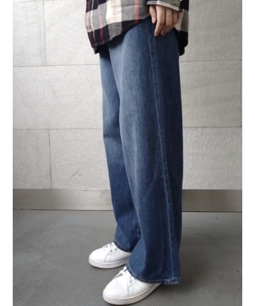 GAP(ギャップ)の「モダン ワイドデニム(デニムパンツ・レディース・インディゴブルー・26/24/25/27/23/28/29)」の5枚目の写真