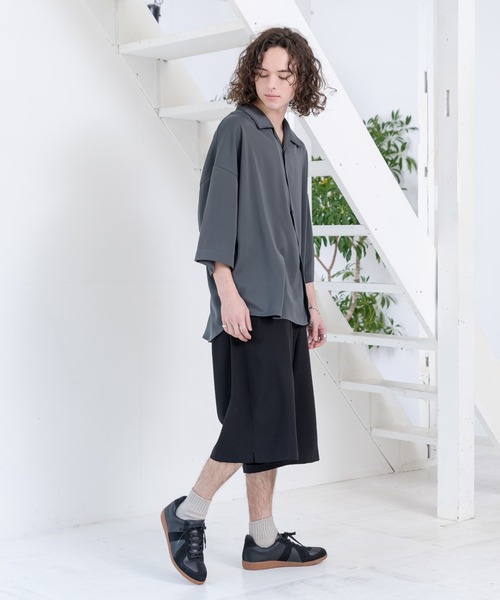 パンツ andwang kirakira short pants gray $_57.JPG?set_id=880000500F