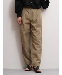Ungrid | 【WEB限定】ナイロンカラーテーパードパンツ(その他パンツ)