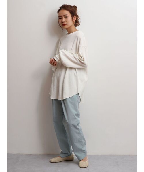 Ungrid(アングリッド)の「【WEB限定】ナイロンカラーテーパードパンツ(その他パンツ・レディース・レッド/イエロー/ブルー/パープル/ベージュ・FREE)」の11枚目の写真