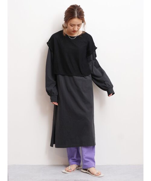 Ungrid(アングリッド)の「【WEB限定】ナイロンカラーテーパードパンツ(その他パンツ・レディース・レッド/イエロー/ブルー/パープル/ベージュ・FREE)」の16枚目の写真