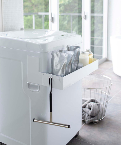 tower（タワー）の「【WEB限定】tower マグネット伸縮洗濯ラック(5272/5273)（ランドリーグッズ・レディース・ホワイト/ブラック・FREE）」の4枚目の写真