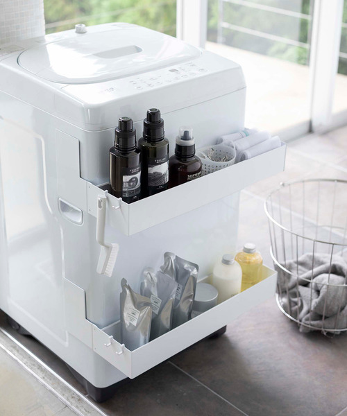 tower（タワー）の「【WEB限定】tower マグネット伸縮洗濯ラック(5272/5273)（ランドリーグッズ・レディース・ホワイト/ブラック・FREE）」の5枚目の写真