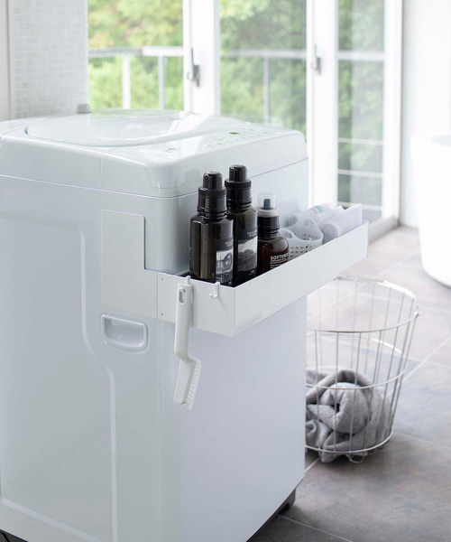 tower（タワー）の「【WEB限定】tower マグネット伸縮洗濯ラック(5272/5273)（ランドリーグッズ・レディース・ホワイト/ブラック・FREE）」の3枚目の写真