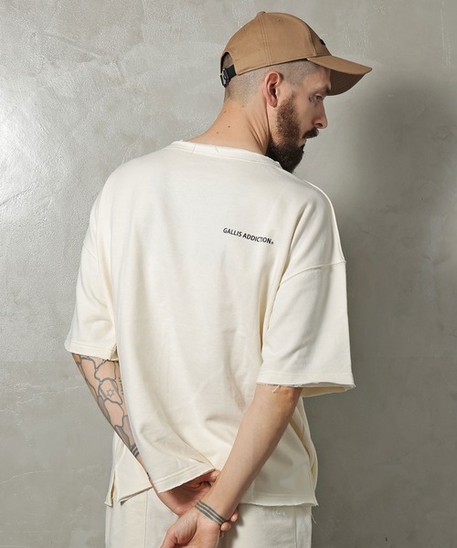 GALLIS ADDICTION（ガリスアディクション）の「GA SUMMER-FLEECE SET UP（TOPS）/Tシャツ（Tシャツ/カットソー・メンズ・ブラック/ナチュラル・FREE）」の18枚目の写真