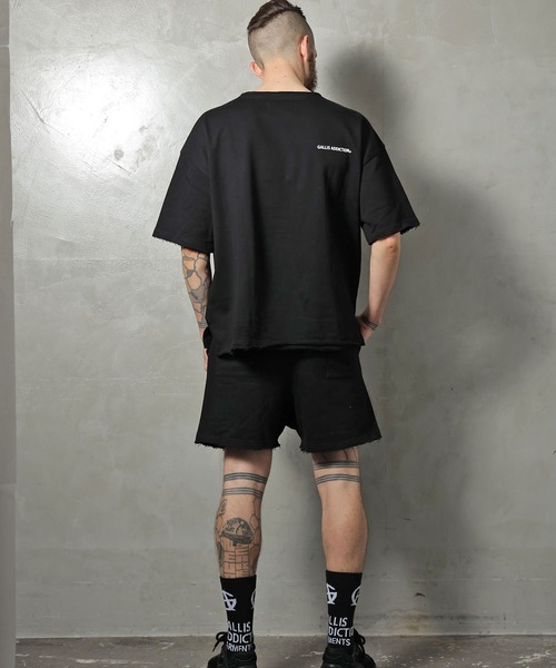 GALLIS ADDICTION（ガリスアディクション）の「GA SUMMER-FLEECE SET UP（TOPS）/Tシャツ（Tシャツ/カットソー・メンズ・ブラック/ナチュラル・FREE）」の20枚目の写真
