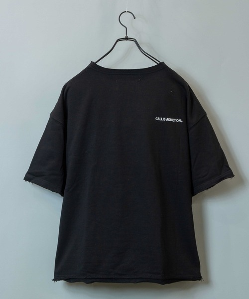 GALLIS ADDICTION（ガリスアディクション）の「GA SUMMER-FLEECE SET UP（TOPS）/Tシャツ（Tシャツ/カットソー・メンズ・ブラック/ナチュラル・FREE）」の10枚目の写真