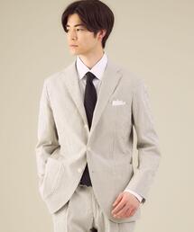 green label relaxing | SONDRIO シアサッカー 3B RGD NT 2PP- セットアップ ジャケット(テーラードジャケット)