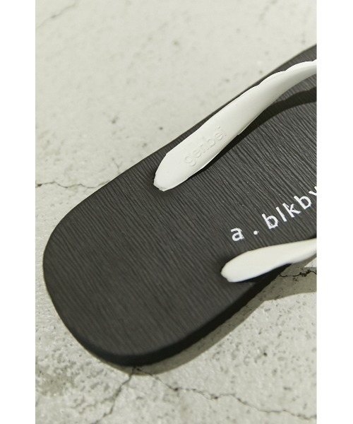 BLACK BY MOUSSY(ブラックバイマウジー)の「a×blkby beach sandal(a×blkby ビーチサンダル)(サンダル・レディース・ブラック/ネイビー/ピンク・36/37/38)」の13枚目の写真