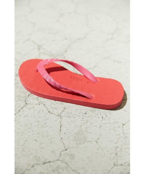 BLACK BY MOUSSY(ブラックバイマウジー)の「a×blkby beach sandal(a×blkby ビーチサンダル)(サンダル・レディース・ブラック/ネイビー/ピンク・36/37/38)」の16枚目の写真