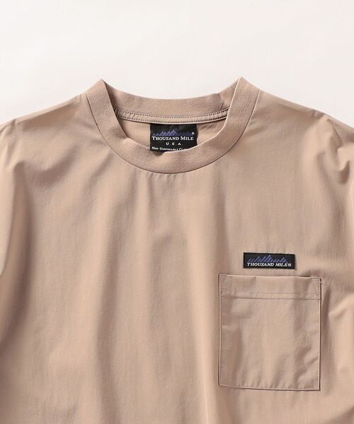 SHIPS any（シップス エニィ）の「THOUSAND MILE: :3ピース Tシャツ タックパンツ サコッシュ セットアップアイテム（その他小物・メンズ・ネイビー/ベージュ・LARGE/MEDIUM/SMALL）」の8枚目の写真