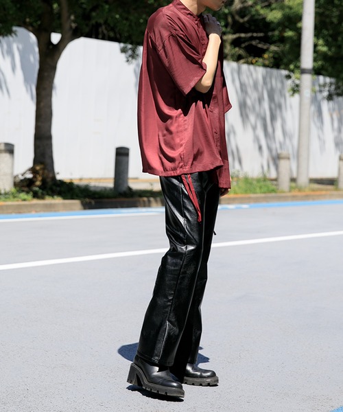 Adoon plain(アドーンプレーン)の「【Adoon plain】 サイドデザインシャツ(シャツ/ブラウス・メンズ・ホワイト/オレンジ/ボルドー・MEDIUM/LARGE)」の19枚目の写真