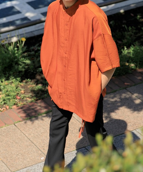 Adoon plain(アドーンプレーン)の「【Adoon plain】 サイドデザインシャツ(シャツ/ブラウス・メンズ・ホワイト/オレンジ/ボルドー・MEDIUM/LARGE)」の22枚目の写真