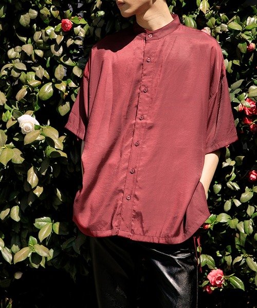 Adoon plain(アドーンプレーン)の「【Adoon plain】 サイドデザインシャツ(シャツ/ブラウス・メンズ・ホワイト/オレンジ/ボルドー・MEDIUM/LARGE)」の13枚目の写真