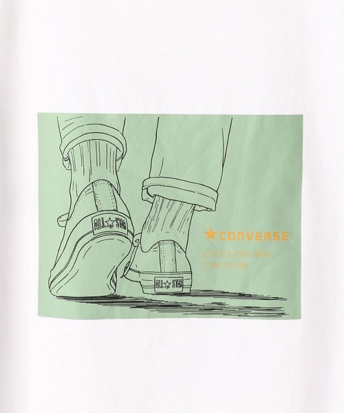 CONVERSE（コンバース）の「コンバースバックプリントTシャツ（Tシャツ/カットソー・レディース・その他1/ホワイト/その他2/ブラック・FREE）」の20枚目の写真