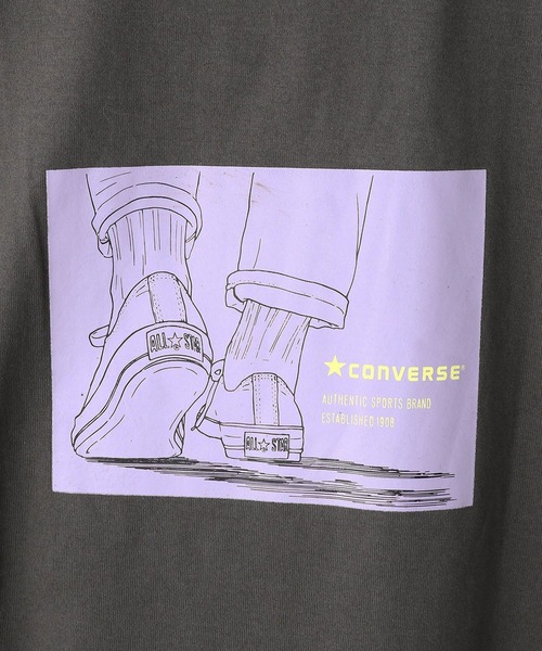 CONVERSE（コンバース）の「コンバースバックプリントTシャツ（Tシャツ/カットソー・レディース・その他1/ホワイト/その他2/ブラック・FREE）」の21枚目の写真