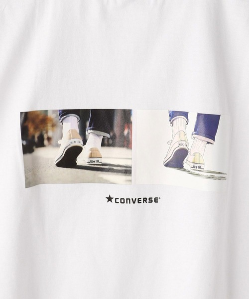 CONVERSE（コンバース）の「コンバースバックプリントTシャツ（Tシャツ/カットソー・レディース・その他1/ホワイト/その他2/ブラック・FREE）」の22枚目の写真