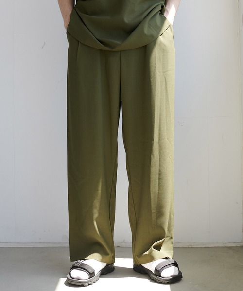 DISCOAT（ディスコート）の「【＠DRY/アットドライ】ワイドパンツ（その他パンツ・メンズ・ブラック/カーキ/ベージュ・MEDIUM/LARGE）」の3枚目の写真