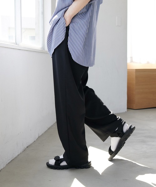 DISCOAT（ディスコート）の「【＠DRY/アットドライ】ワイドパンツ（その他パンツ・メンズ・ブラック/カーキ/ベージュ・MEDIUM/LARGE）」の13枚目の写真