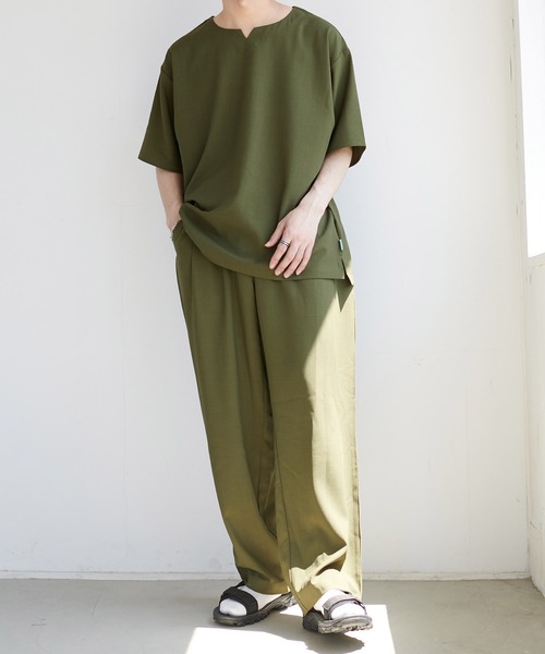 DISCOAT（ディスコート）の「【＠DRY/アットドライ】ワイドパンツ（その他パンツ・メンズ・ブラック/カーキ/ベージュ・MEDIUM/LARGE）」の17枚目の写真