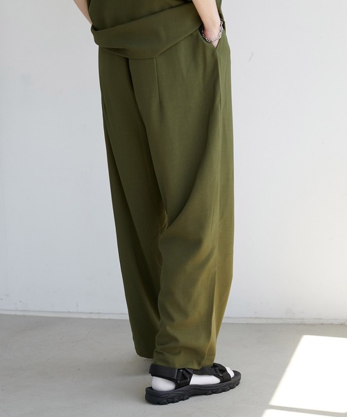DISCOAT（ディスコート）の「【＠DRY/アットドライ】ワイドパンツ（その他パンツ・メンズ・ブラック/カーキ/ベージュ・MEDIUM/LARGE）」の6枚目の写真