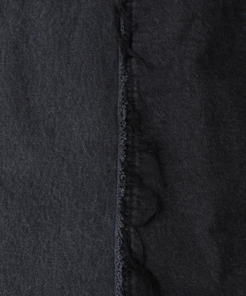 JEANASIS（ジーナシス）の「パッチワークスリットデニムスカート/950422（デニムスカート・レディース・ブラック/ブルー・FREE）」の4枚目の写真