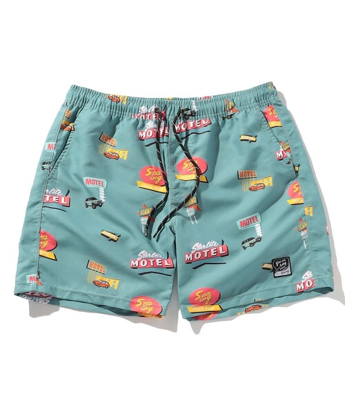 Seaing(シーング)の「WEB限定 Seaing/シーング 水陸両用 総柄ボードショーツ(その他パンツ・メンズ・ブラック/ブラウン/サックスブルー/ブルー/チャコールグレー/ネイビー/ベージュ/ダークブラウン・MEDIUM/LARGE)」の8枚目の写真