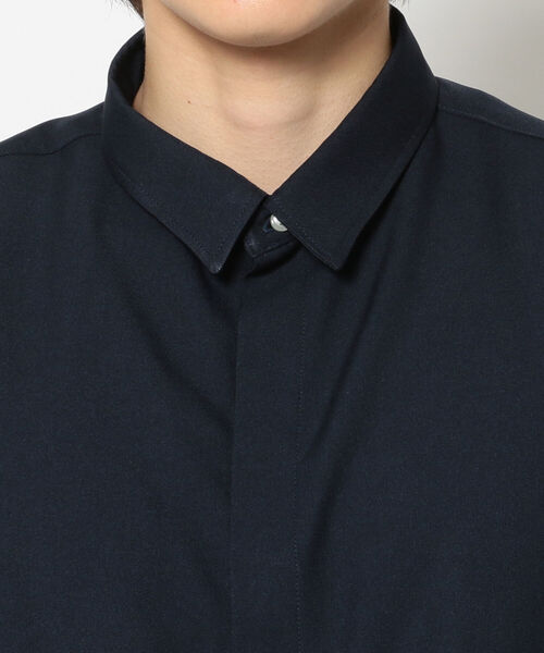 B'2nd（ビーセカンド）の「LUSOR(ルーソル）/別注ハーフスリーブシャツ（シャツ/ブラウス・メンズ・パープル/ネイビー・FREE）」の11枚目の写真