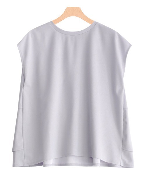 バックフレアフレンチTブラウス
