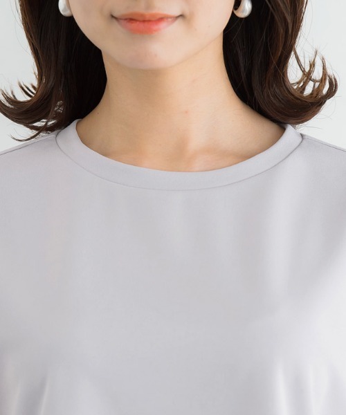 バックフレアフレンチTブラウス