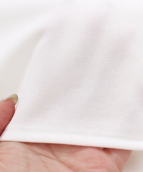 バックフレアフレンチTブラウス