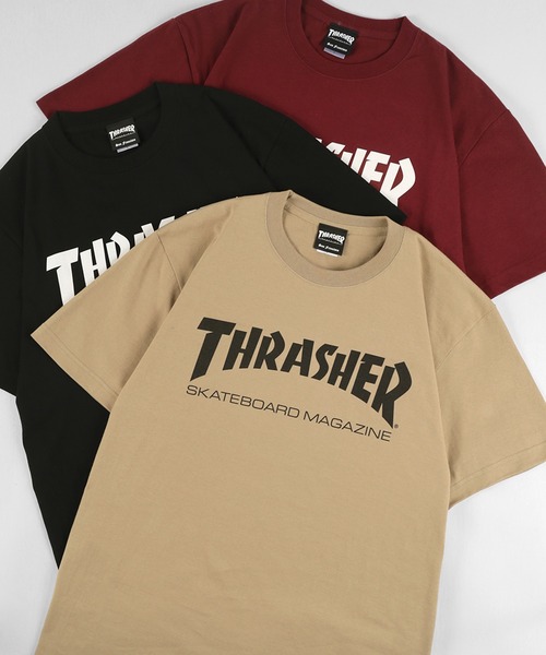 THRASHER(スラッシャー)の「【THRASHER/スラッシャー】ブランドロゴ プリント半袖Tシャツ/MAG LOGO S/S TEE(Tシャツ/カットソー・メンズ・ホワイト/ブラック/ワイン/ベージュ・XL/M/L)」の3枚目の写真