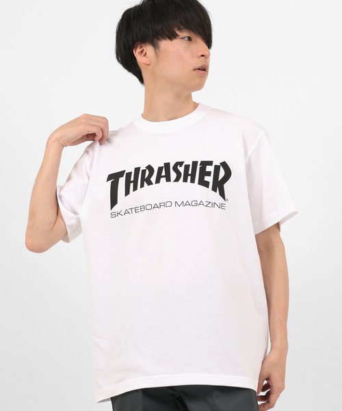THRASHER(スラッシャー)の「【THRASHER/スラッシャー】ブランドロゴ プリント半袖Tシャツ/MAG LOGO S/S TEE(Tシャツ/カットソー・メンズ・ホワイト/ブラック/ワイン/ベージュ・XL/M/L)」の5枚目の写真