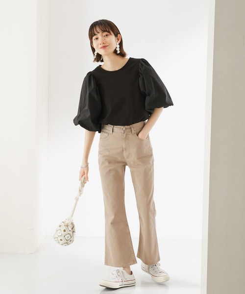 KBF（ケイビーエフ）の「バルーンBIGスリーブプルオーバー（Tシャツ/カットソー・レディース・ホワイト/ブルー/ブラック・ONE）」の10枚目の写真