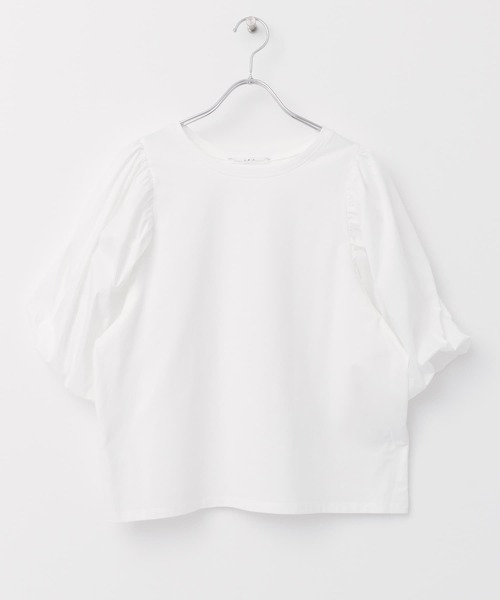 KBF（ケイビーエフ）の「バルーンBIGスリーブプルオーバー（Tシャツ/カットソー・レディース・ホワイト/ブルー/ブラック・ONE）」の22枚目の写真