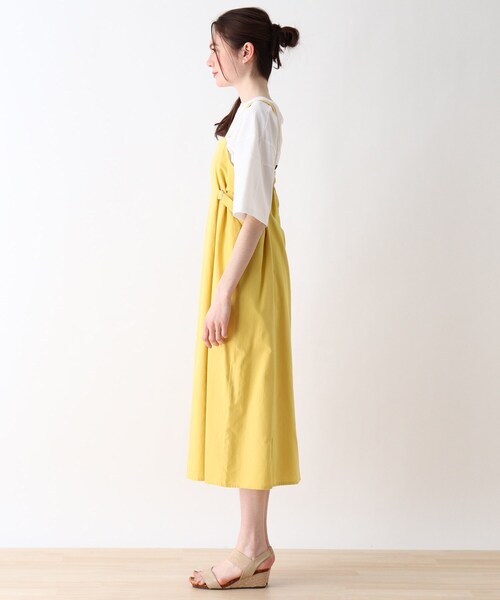 Cutie Blonde（キューティーブロンド）の「◆【S-L】サイドバックルジャンスカ（スカート・レディース・ライトベージュ/マスタード/ブラック・01/02/03）」の5枚目の写真