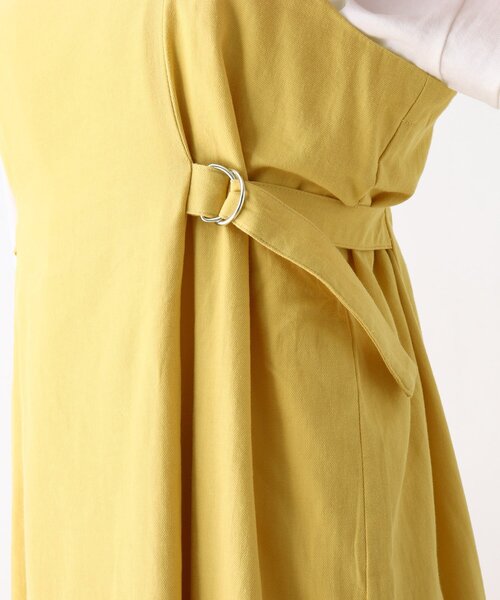 Cutie Blonde（キューティーブロンド）の「◆【S-L】サイドバックルジャンスカ（スカート・レディース・ライトベージュ/マスタード/ブラック・01/02/03）」の9枚目の写真