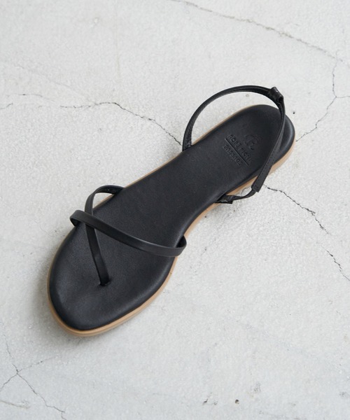 ROPE' PICNIC（ロペピクニック）の「アンクレット付ストリングバックトングサンダル（サンダル・レディース・ブラック/ホワイト系その他5/イエロー系その他2・M/L）」の16枚目の写真