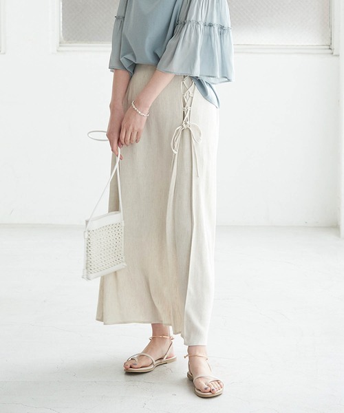 ROPE' PICNIC（ロペピクニック）の「アンクレット付ストリングバックトングサンダル（サンダル・レディース・ブラック/ホワイト系その他5/イエロー系その他2・M/L）」の10枚目の写真